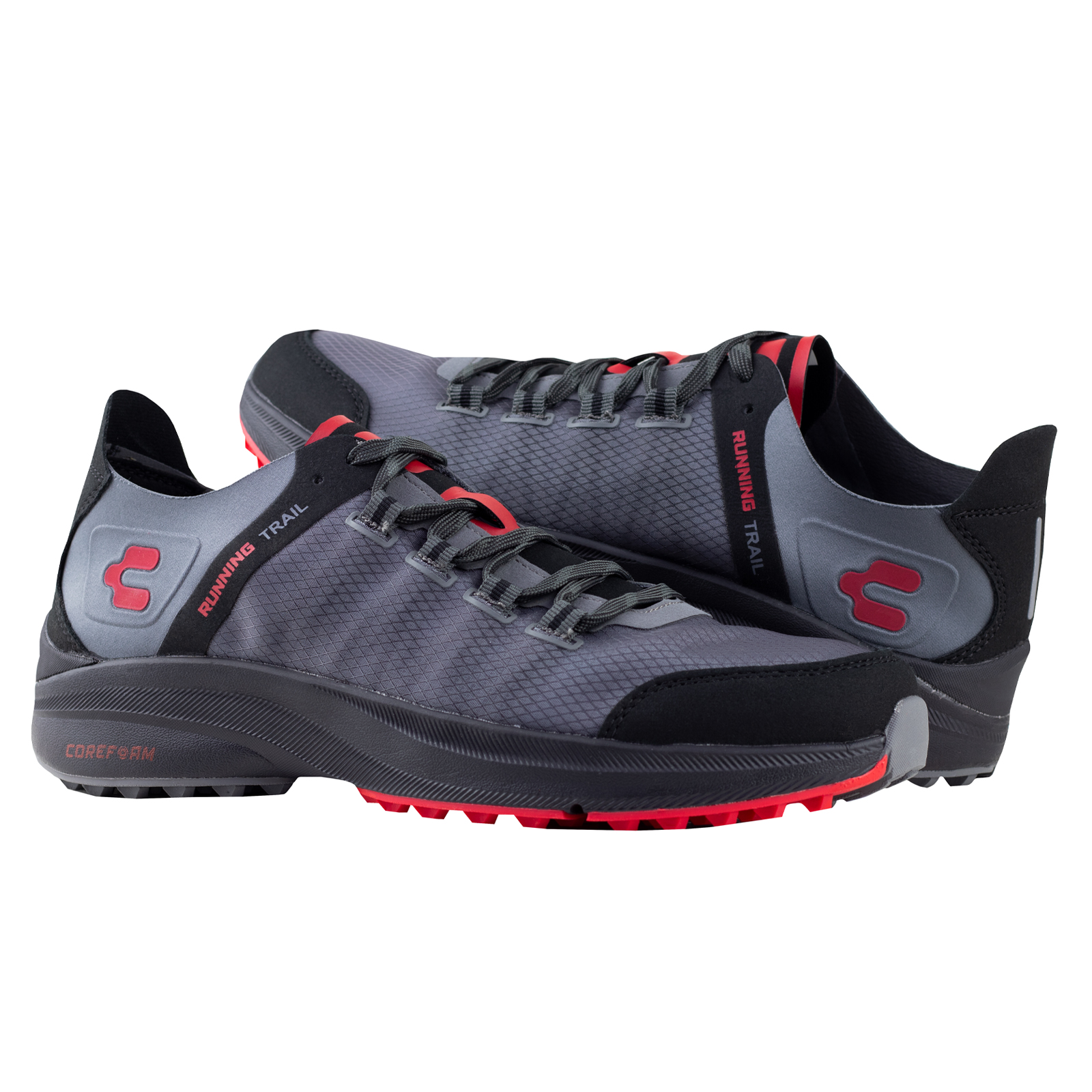 Tenis Running Hombre Gris Boom Fiber A39