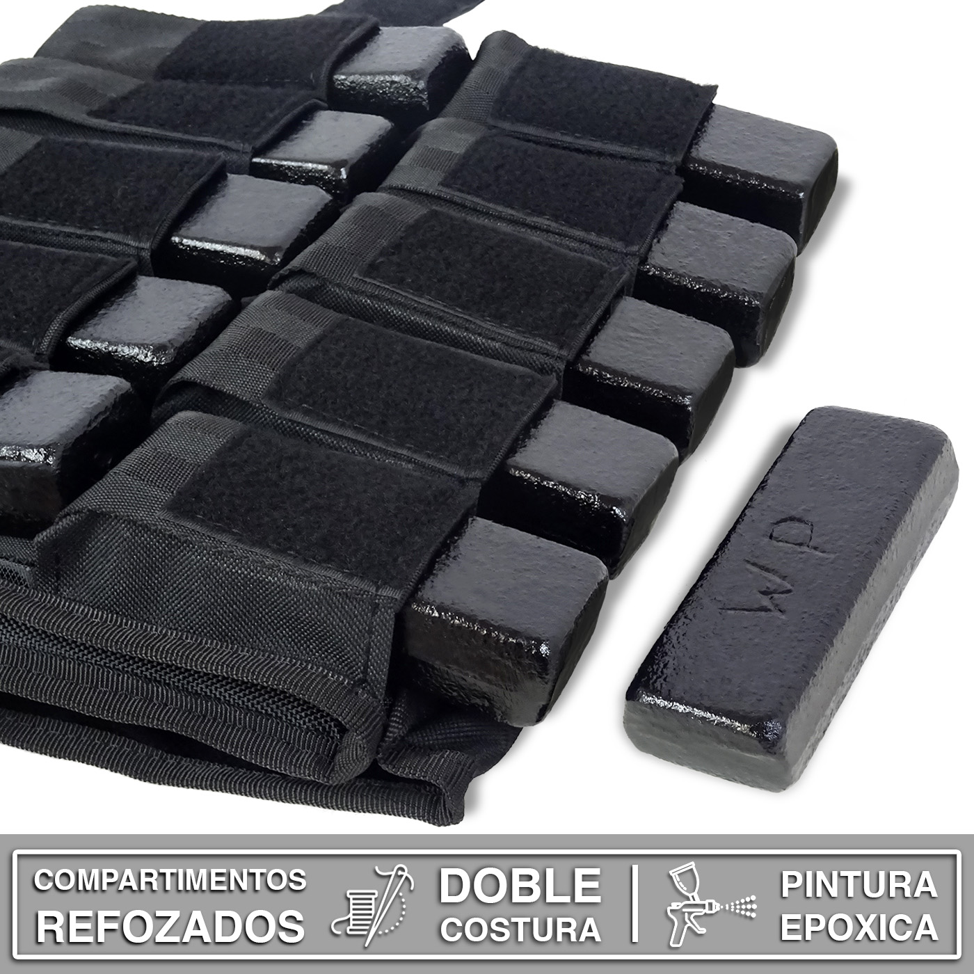 Chaleco de peso Elite 22 K Black WodPack®