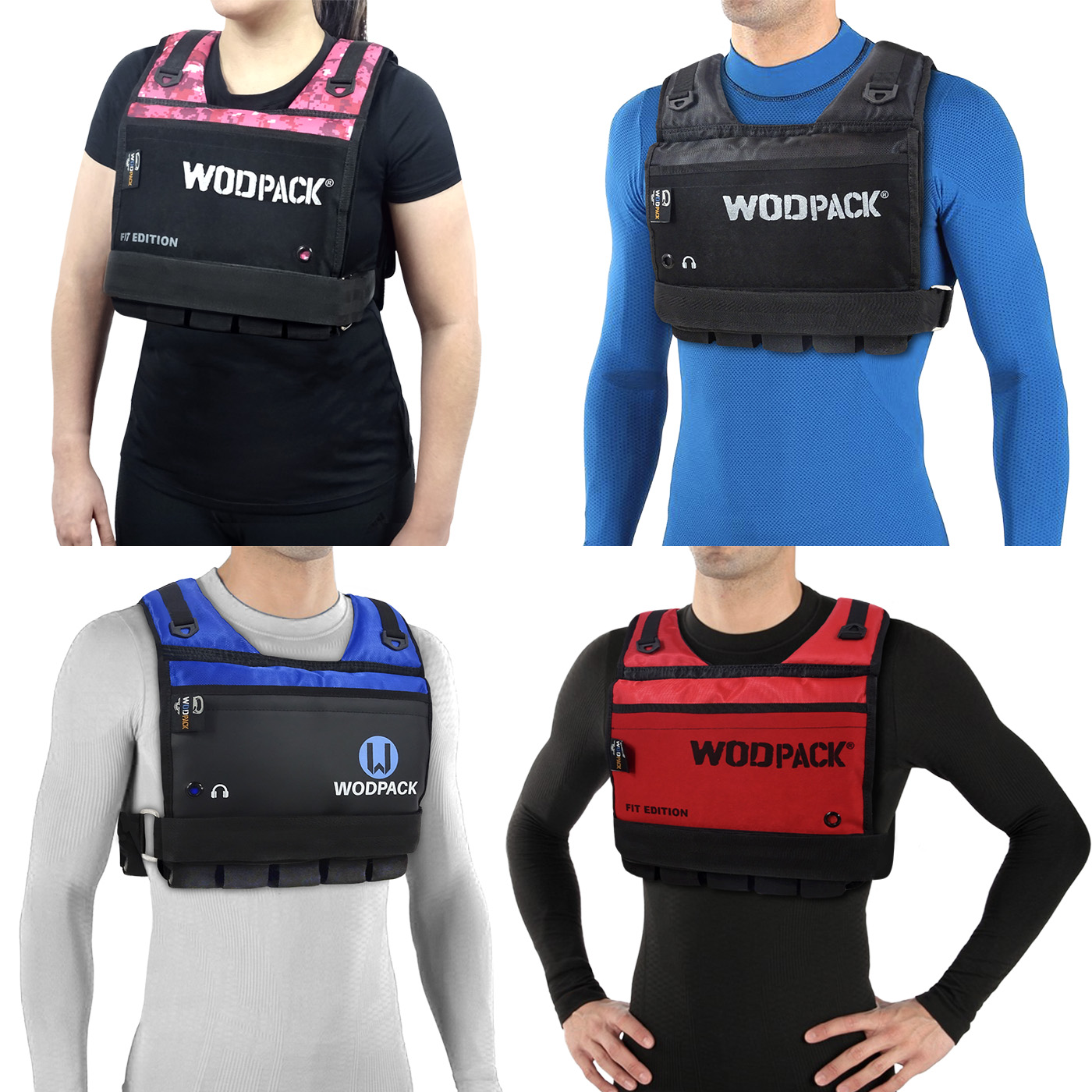 Chaleco de peso Elite 22 K Black WodPack®