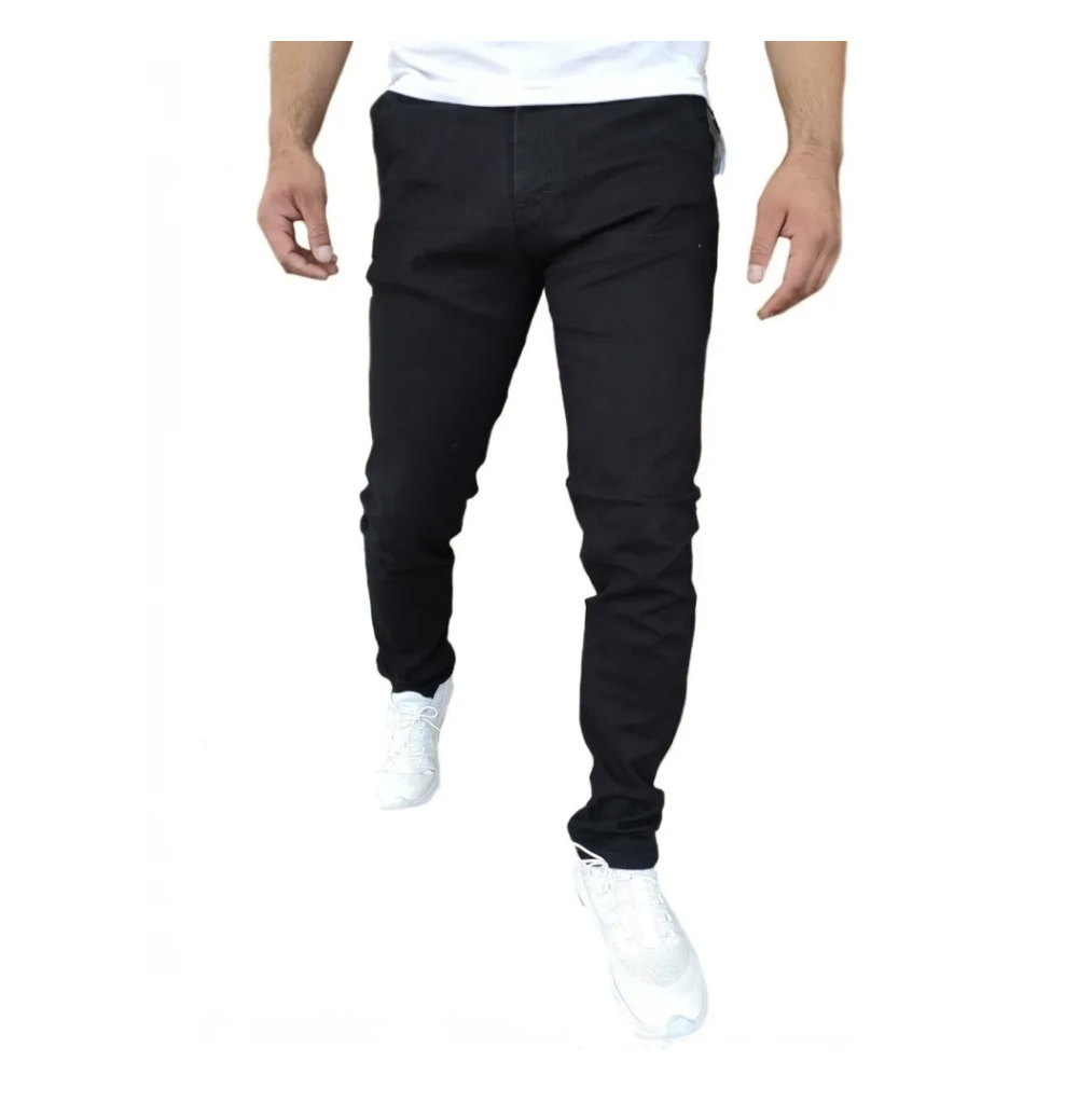 Pantalón Skinny de Gabardina Stretch para Hombre John Silver.