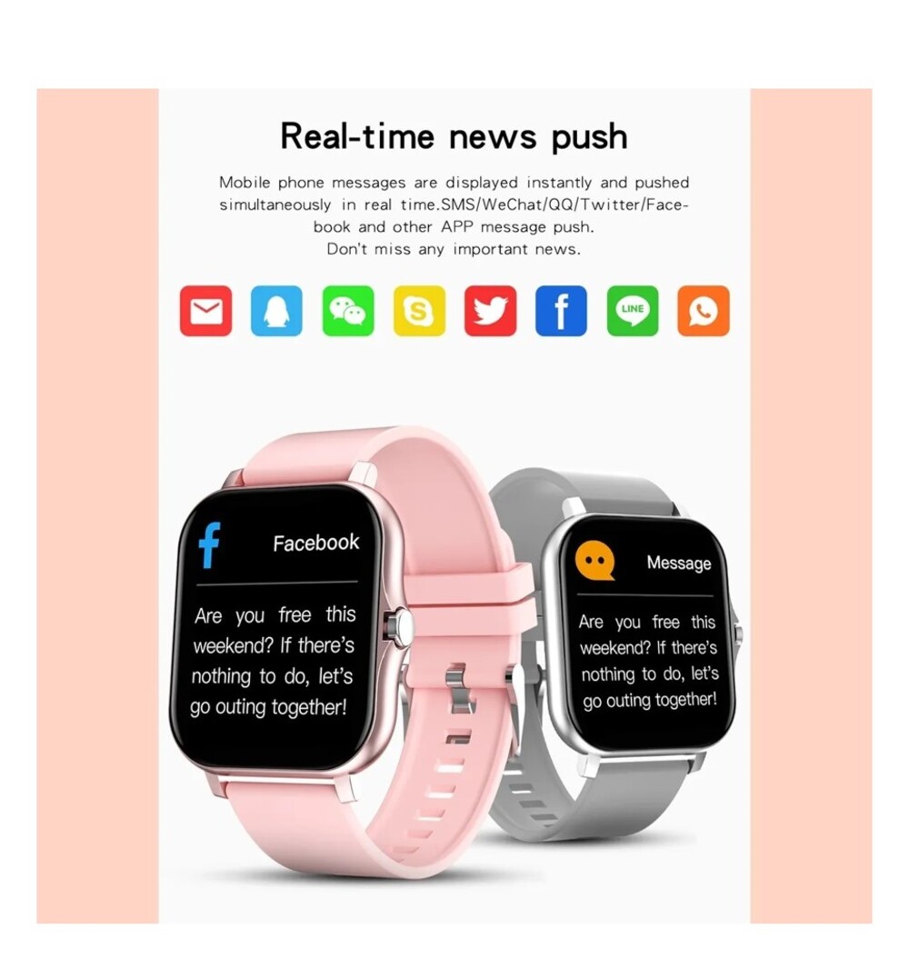 Smart Watch Reloj Inteligente Fralugio Q13 Notificaciones Hd