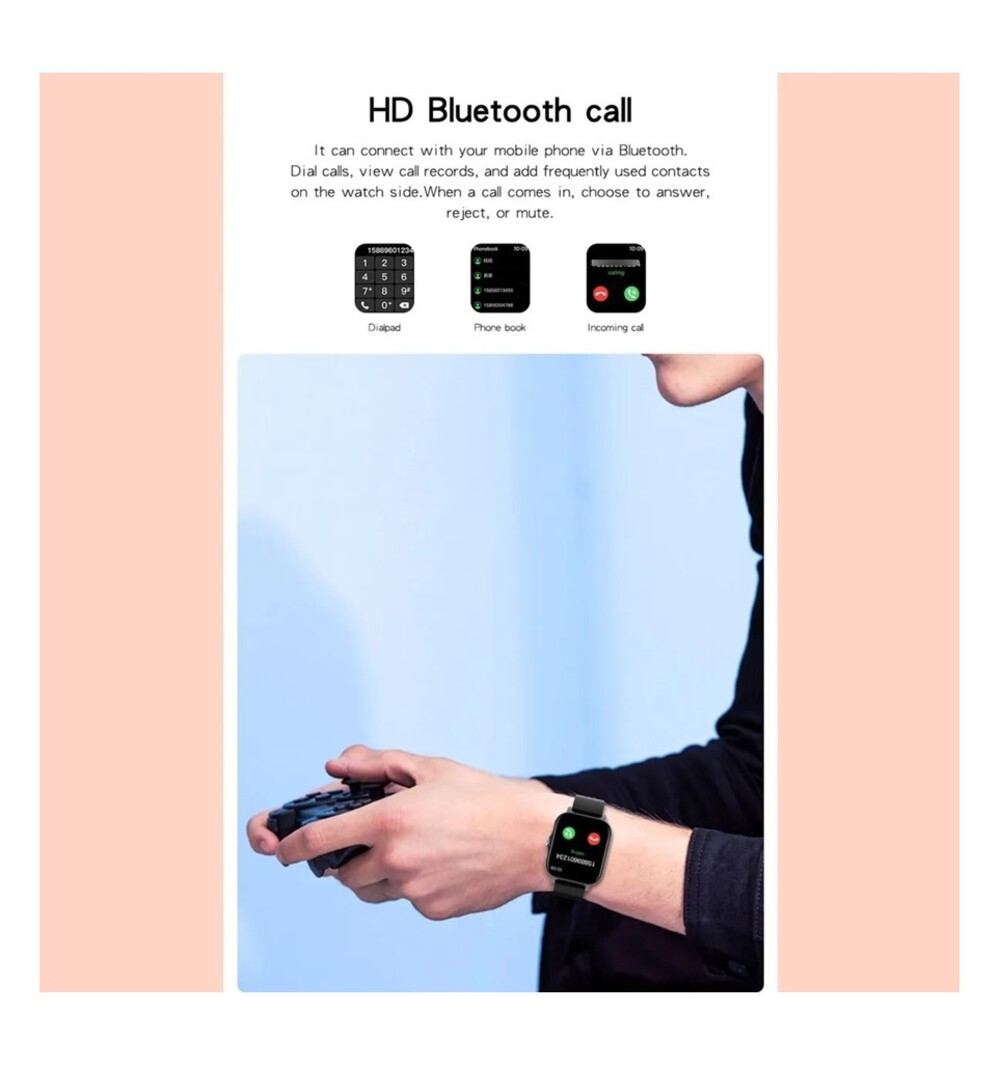 Smart Watch Reloj Inteligente Fralugio Q13 Notificaciones Hd