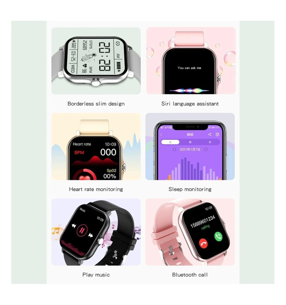 Smart Watch Reloj Inteligente Fralugio Q13 Notificaciones Hd
