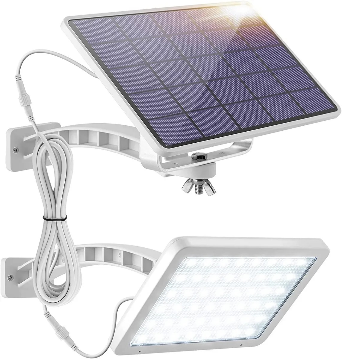 Lampara Solar 48 Led Exterior 5500ma Blanco
