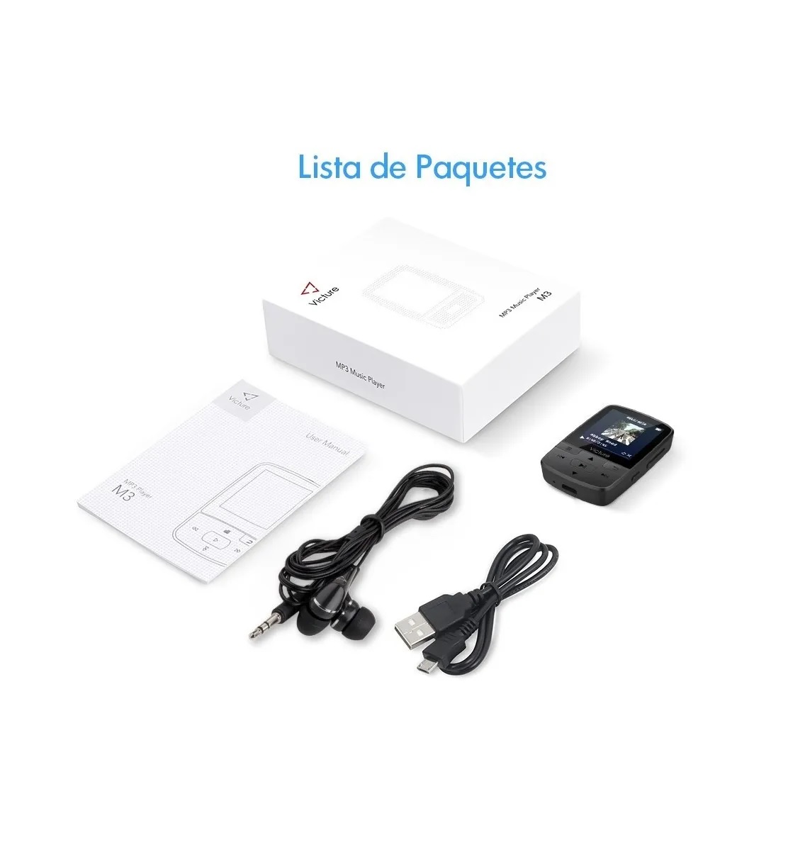 Reproductor De Musica Mp3 Con Bluetooth Deportivo Portatil