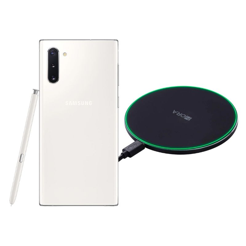 Galaxy Note 10 256GB Blanco Reacondicionado Grado A + Cargador Genérico