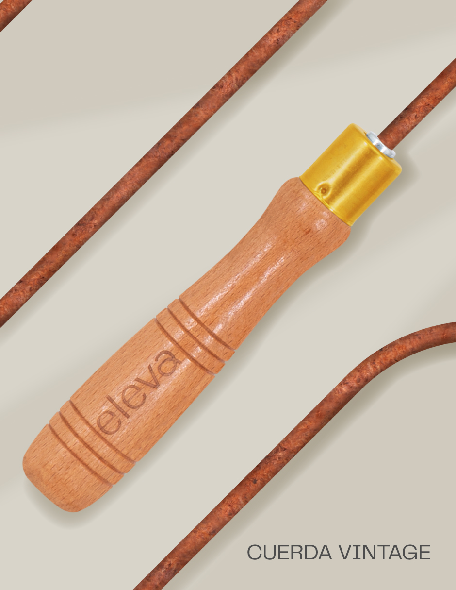 Cuerda Para Saltar Tipo Crossfit 3 M De Cuero Boxeo Eleva