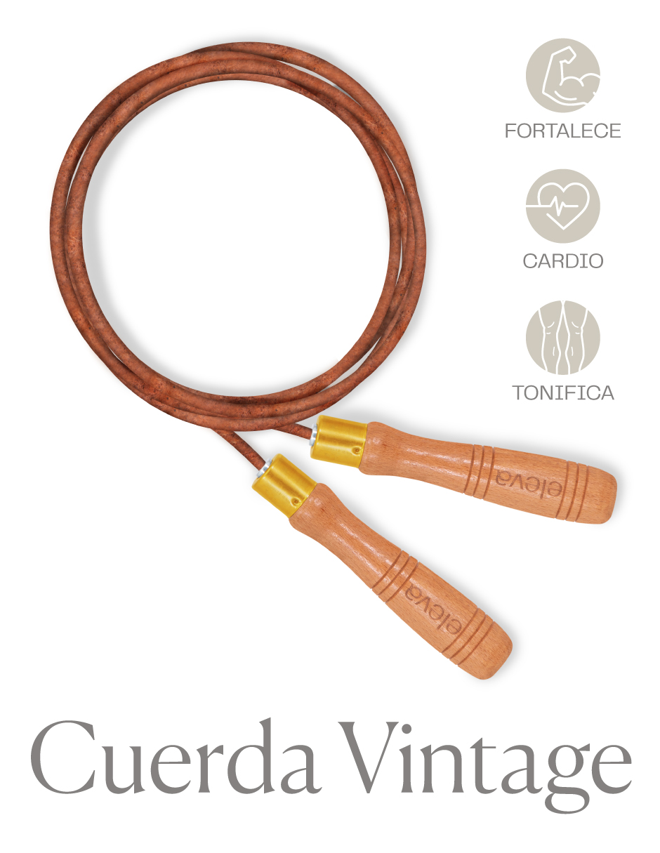 Cuerda Para Saltar Tipo Crossfit 3 M De Cuero Boxeo Eleva