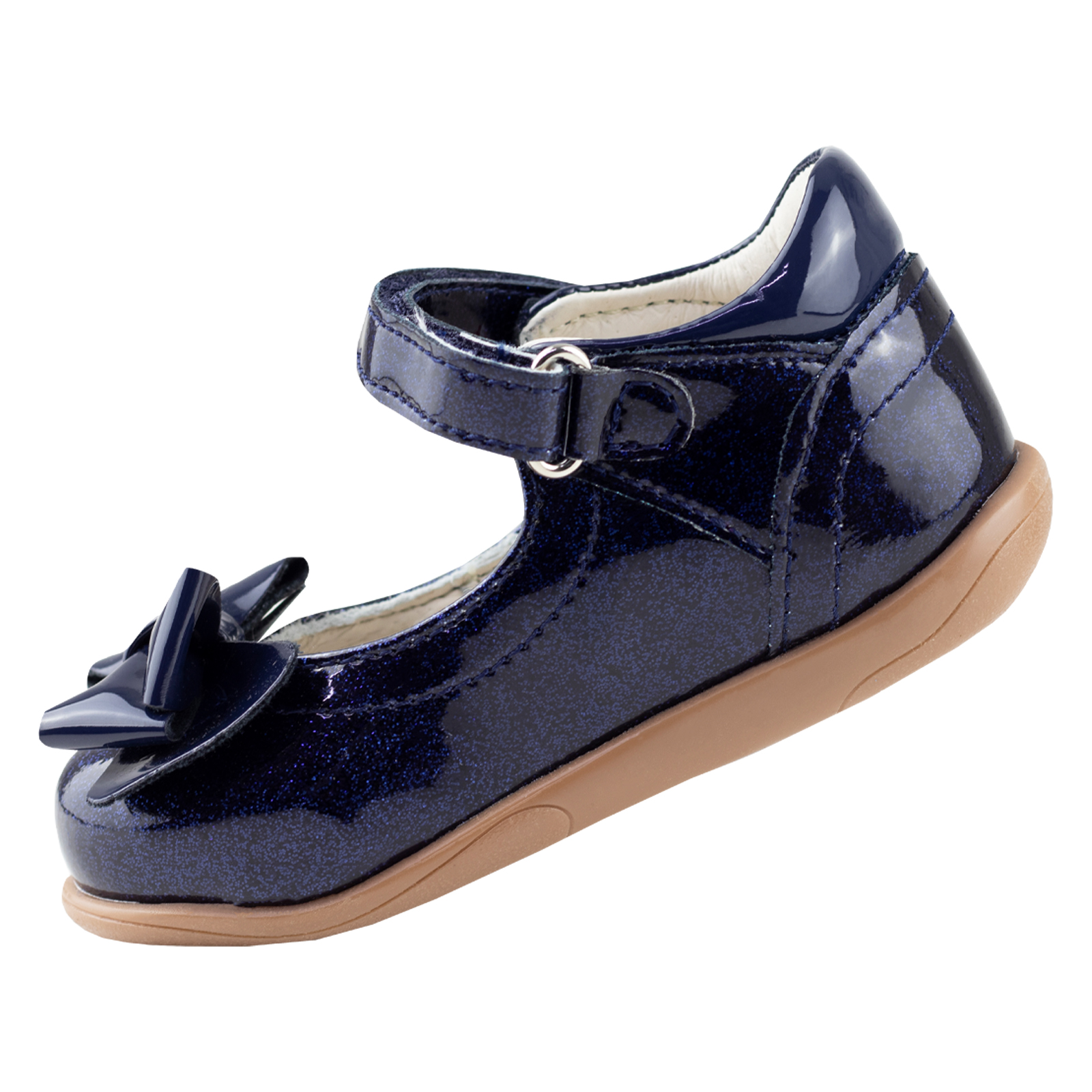Zapato Para Bebe Niña Chabelo Con Moño Clasico C337-B Marino