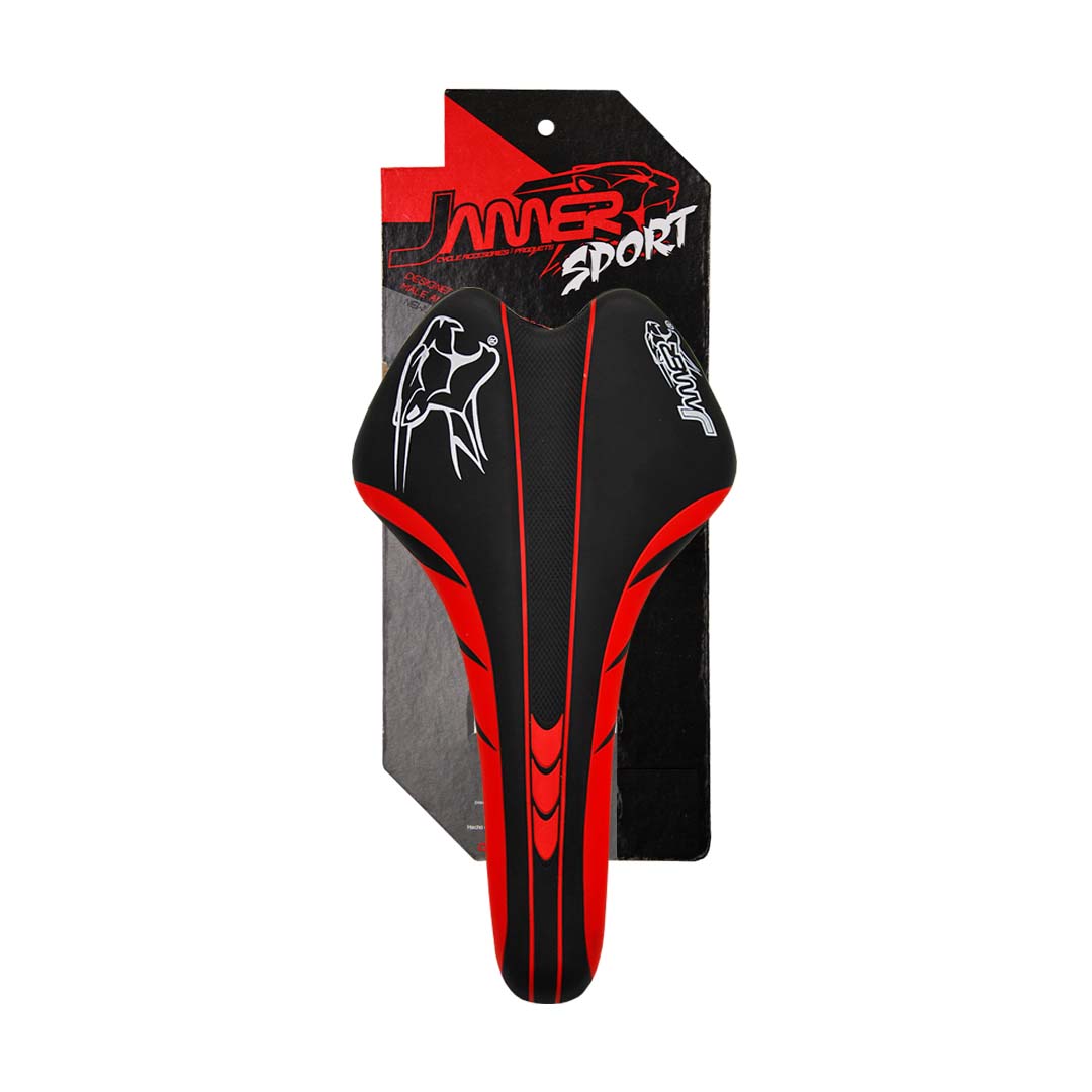 Asiento Bicicleta Mtb Sport Ultra Confortable Rojo