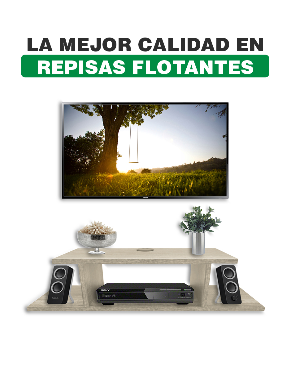 Estante Flotante Moderno para equipos de TV 70 x 20 cm Toscana