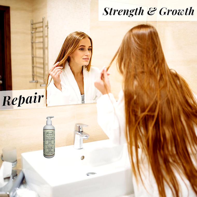 Botox Capilar Vegano Hipoalergénico Keratina, Colágeno, Aceite de Argán, Células Madres Vegetales, Vitaminas Para Todos Los Cabellos 500 Ml