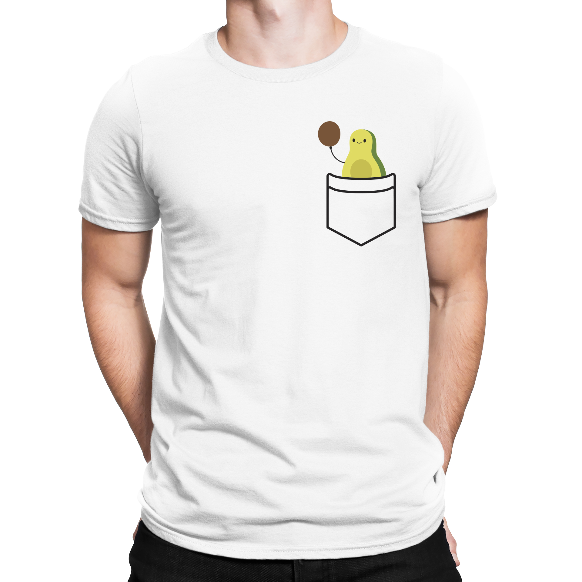 Playera para Hombre Divertida Aguacate
