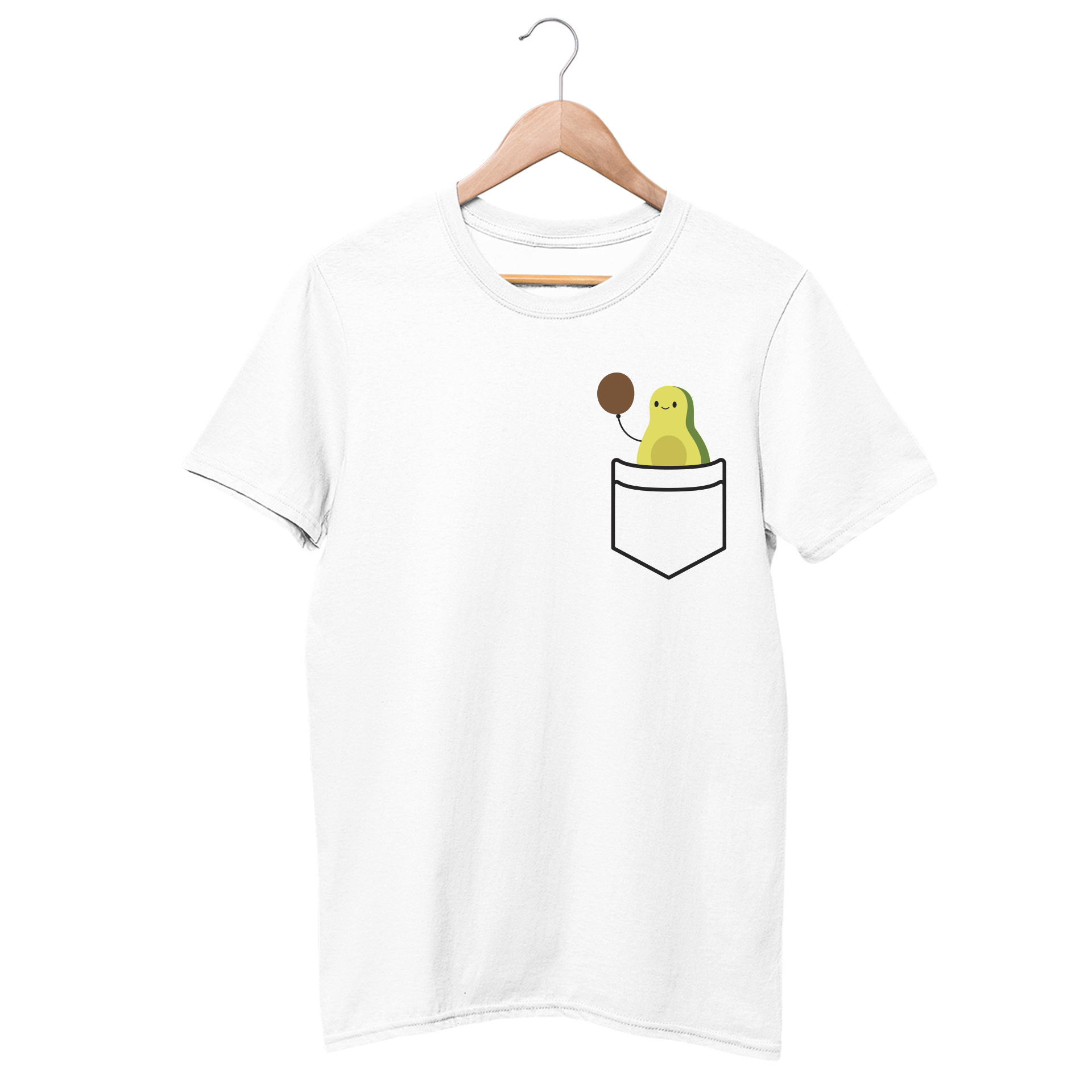 Playera para Hombre Divertida Aguacate
