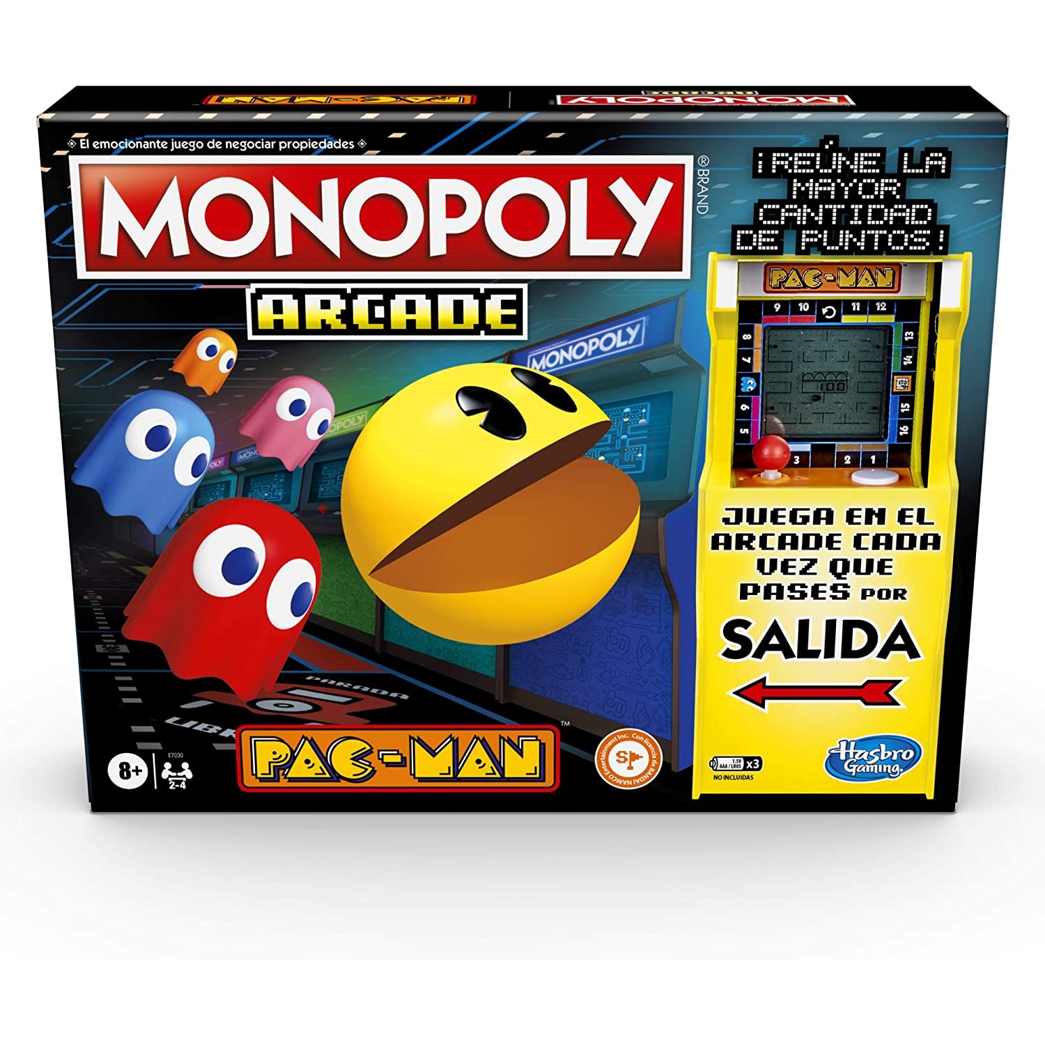 Monopoly Arcade Pac-man Juego de Mesa E7030 Hasbro