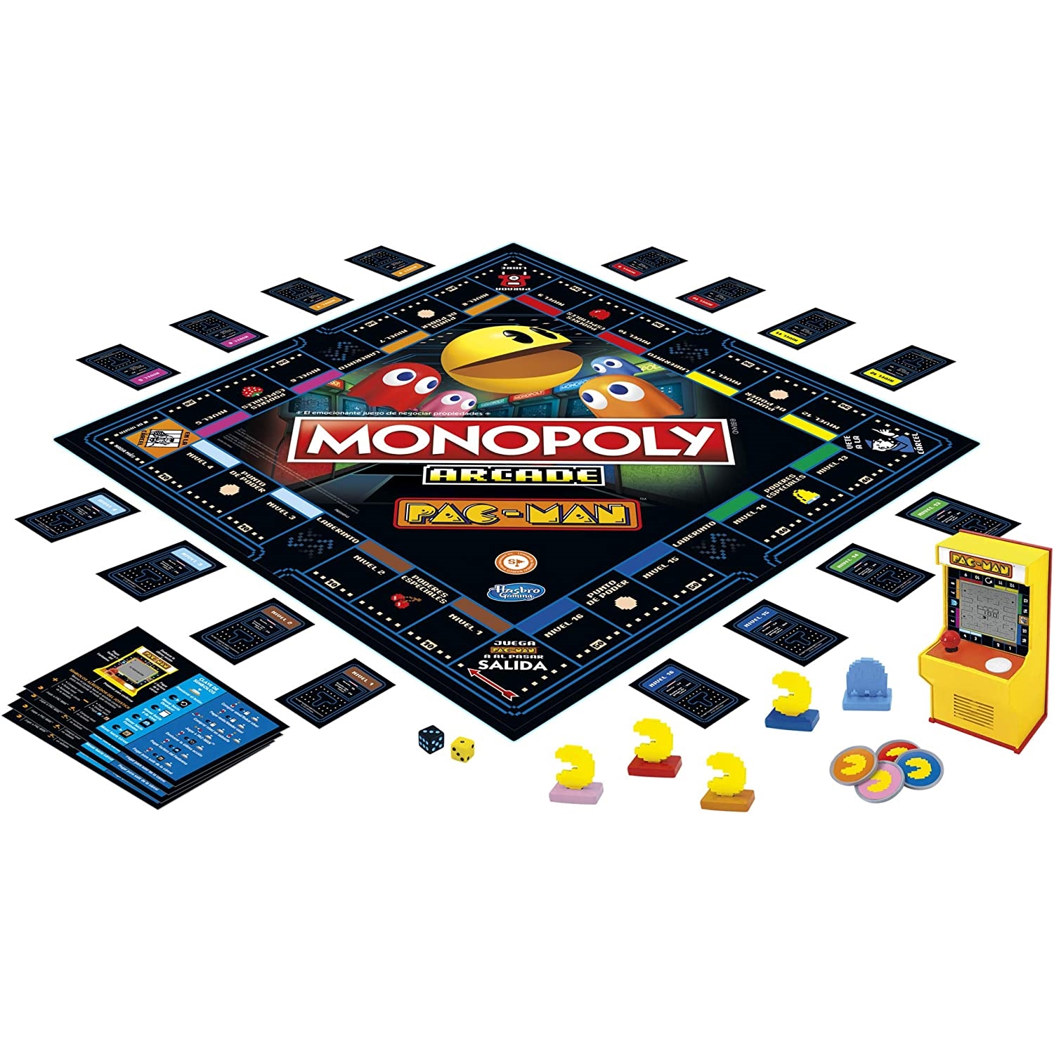 Monopoly Arcade Pac-man Juego de Mesa E7030 Hasbro