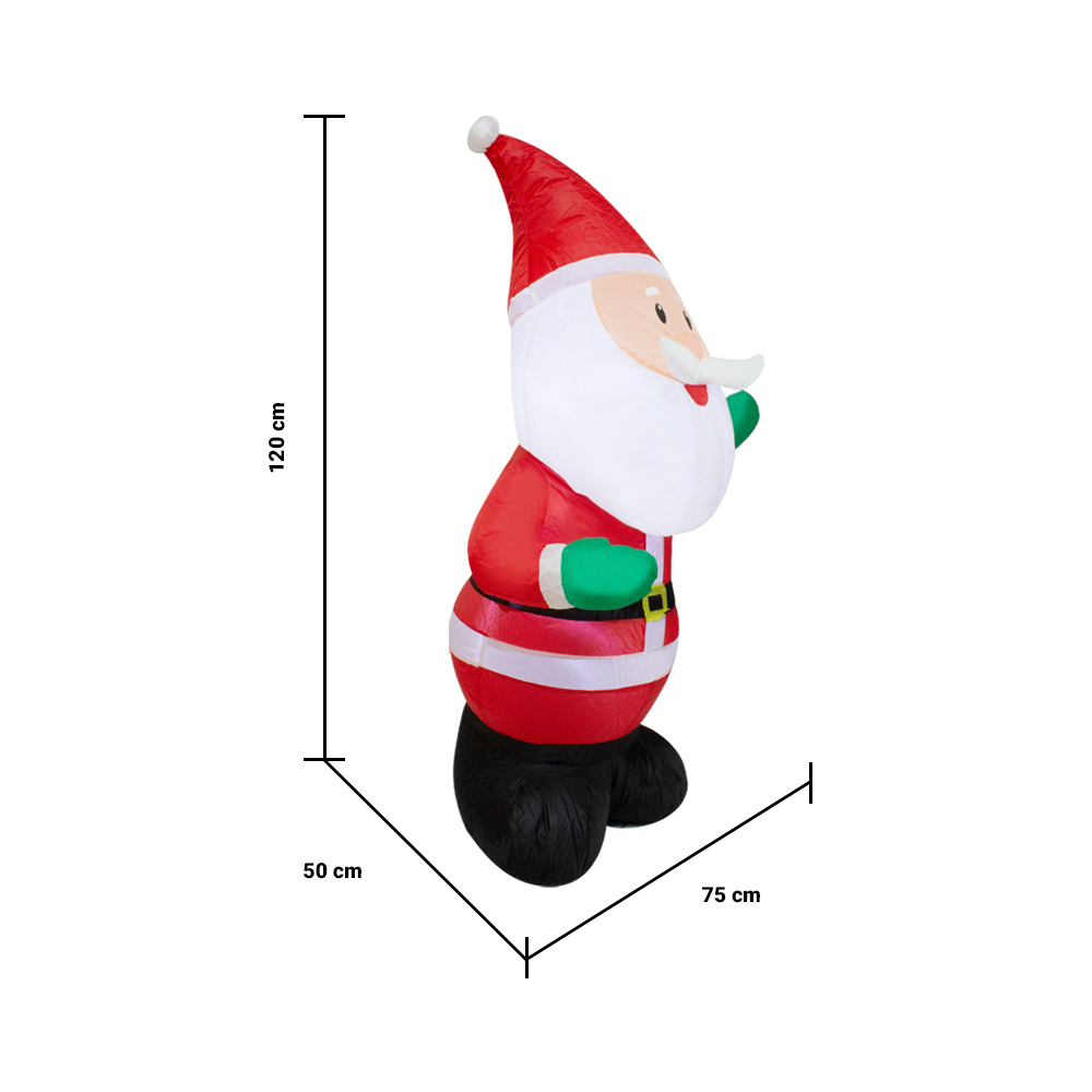 Inflable Navideño Santa Claus Pequeño Luz Led