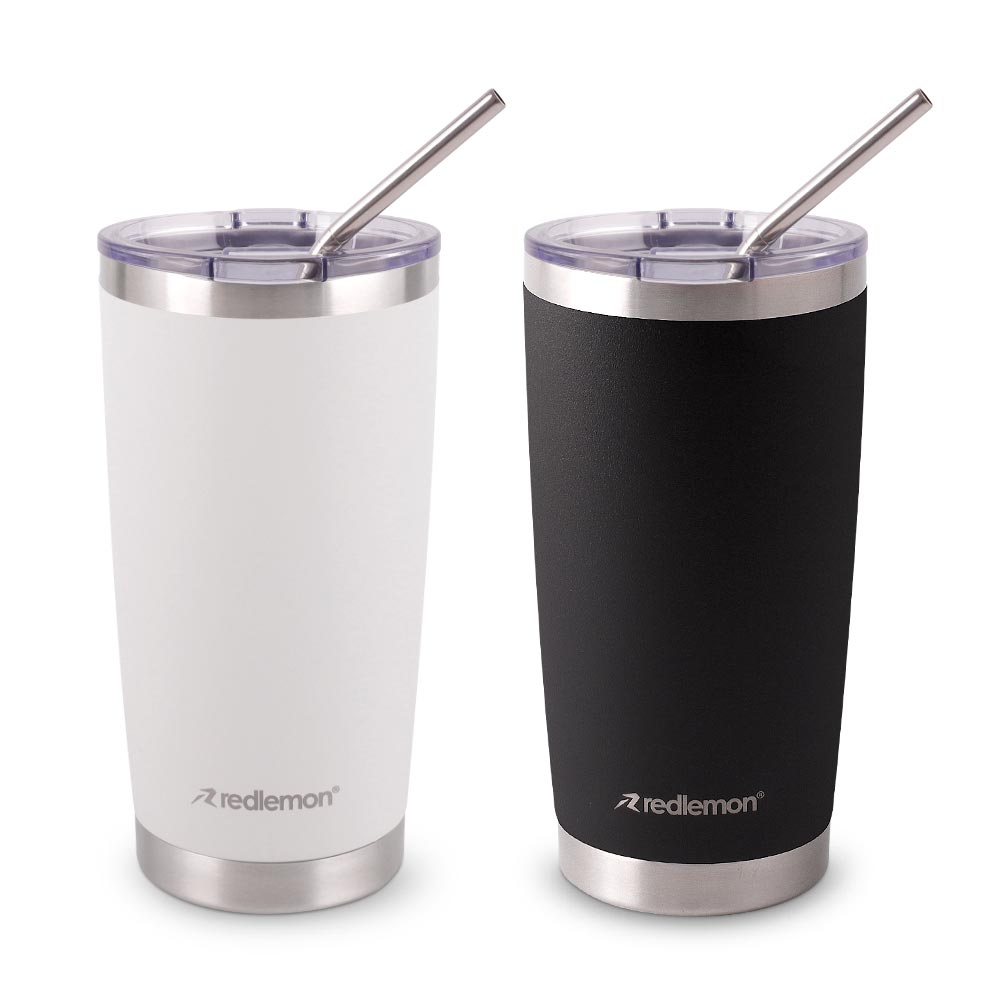 Termos de Acero Inoxidable Vaso Térmico Doble Pared 2 Piezas Redlemon