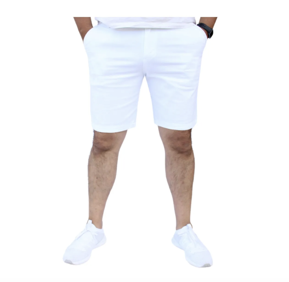 Bermuda Short de Gabardina Stretch para Hombre John Silver