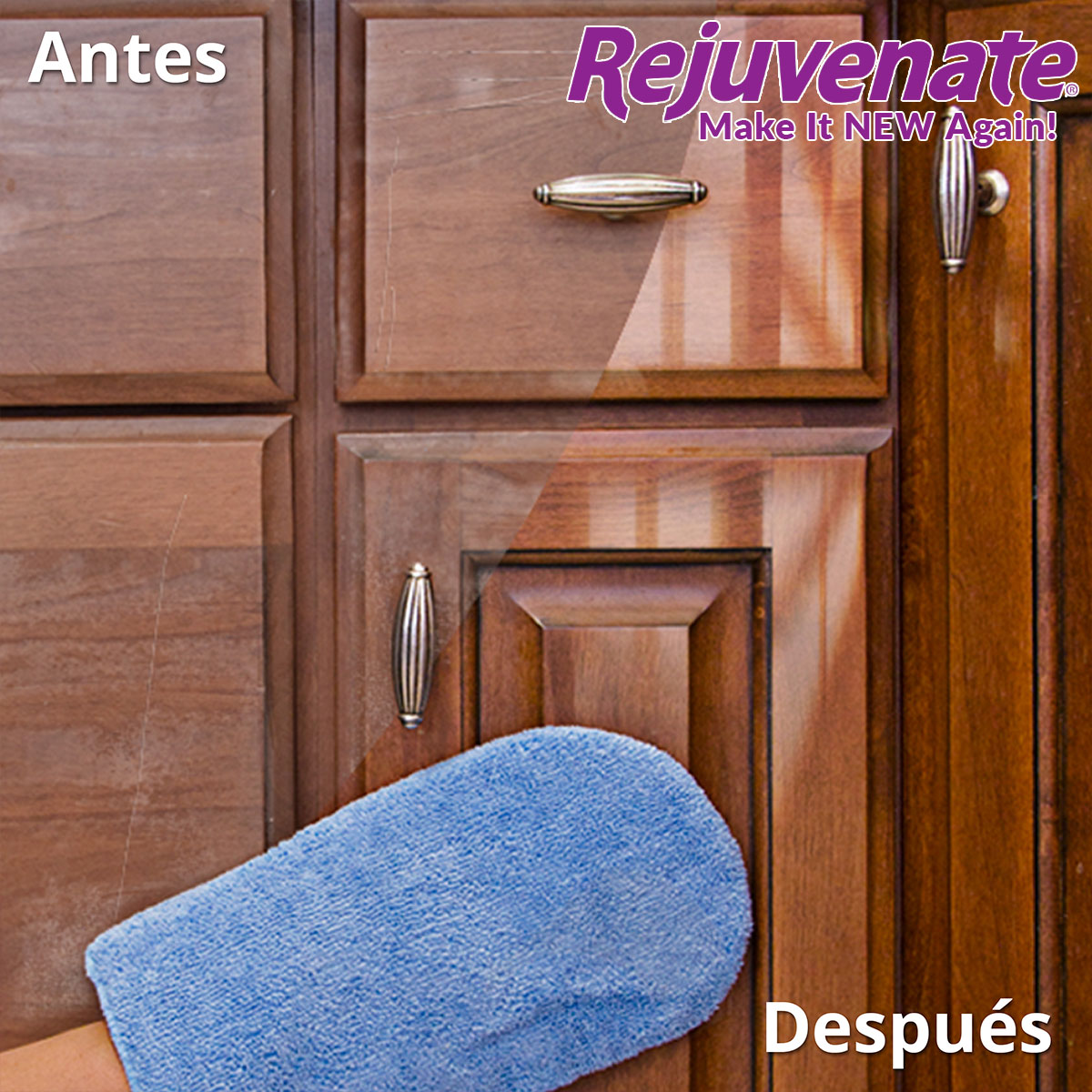 Restaurador y Renovador de Muebles y Gabinetes Rejuvenate Tv Ofertas Cubre rayones y más Rejuvenate Cabinet & Furniture Restorer 384 ml