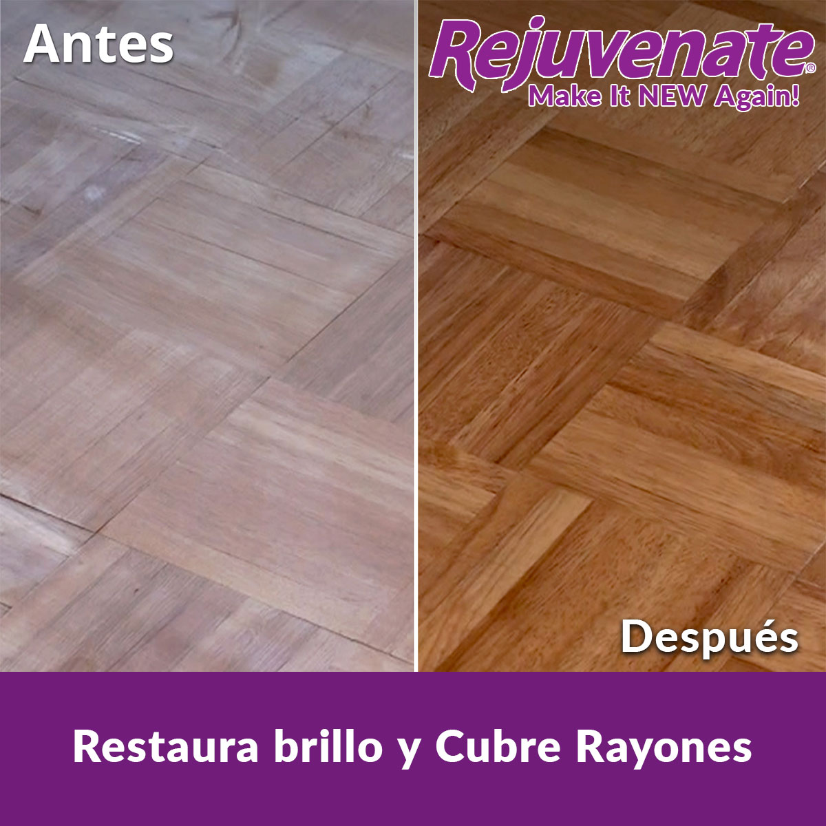 Restaurador Profesional de Pisos de Madera Acabado Satinado. Restaura brillo y Cubre Rayones Rejuvenate Tv Ofertas Wood Floor Restorer 
