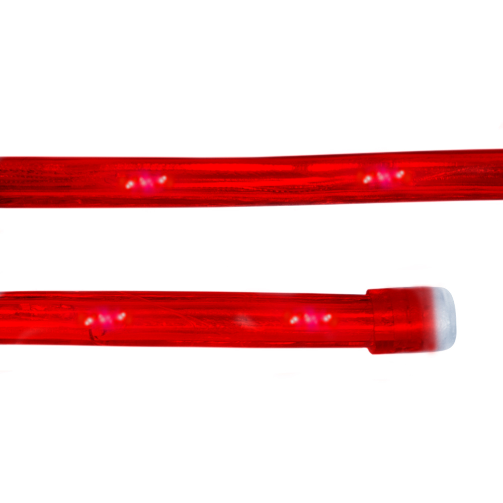 Manguera de Luces Led Decorativa Luz Led Rojo Uso Exterior/Interior Cable Recubierto Gel 10 m