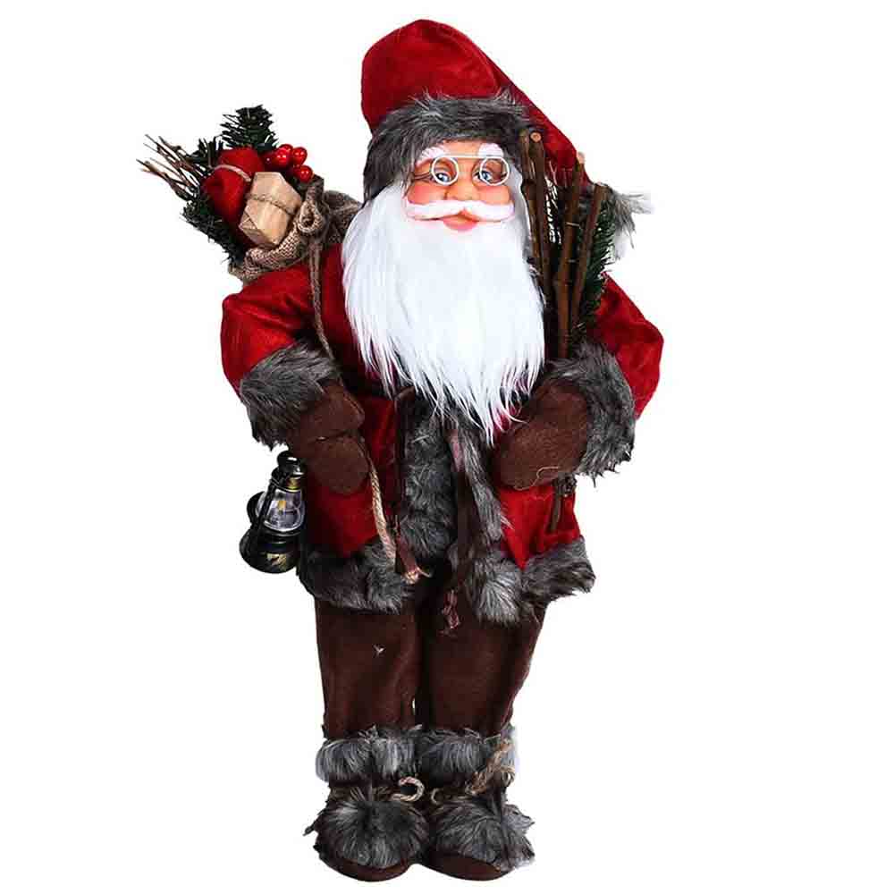 Figura decoración navideña Santa Claus rojo mediano 45 cm Belly Kyuden Home