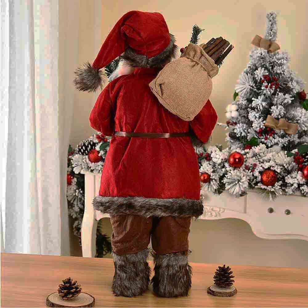Figura decoración navideña Santa Claus rojo mediano 45 cm Belly Kyuden Home