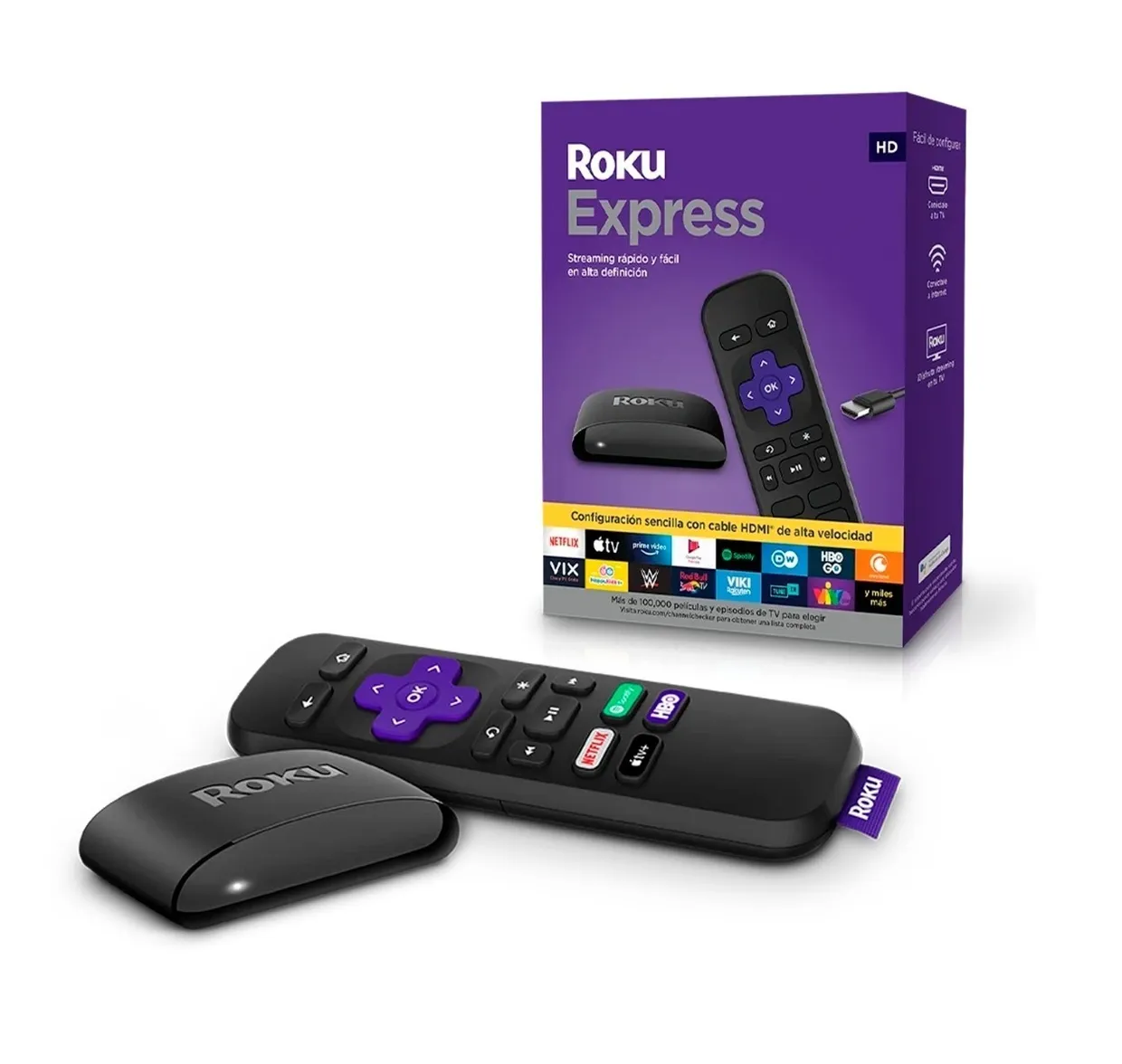 CONVERTIDOR SMART ROKU 3930R EXPRESS PLUS FULL HD - Ata Computación