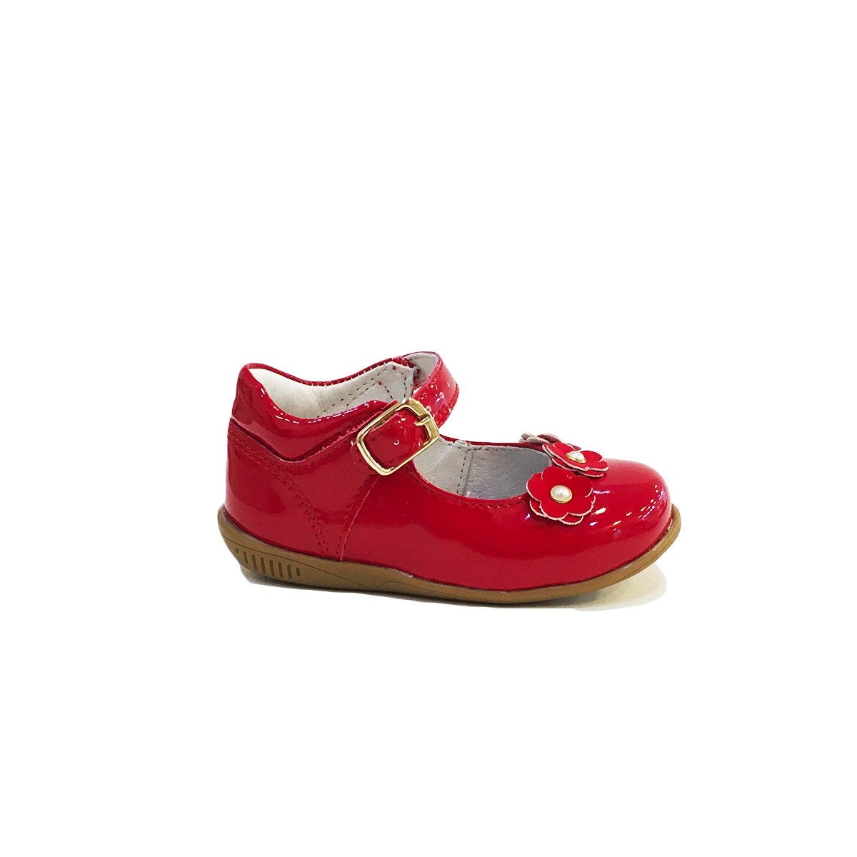 Zapatos Rojos Niña Chabelo Charol 13-17.5