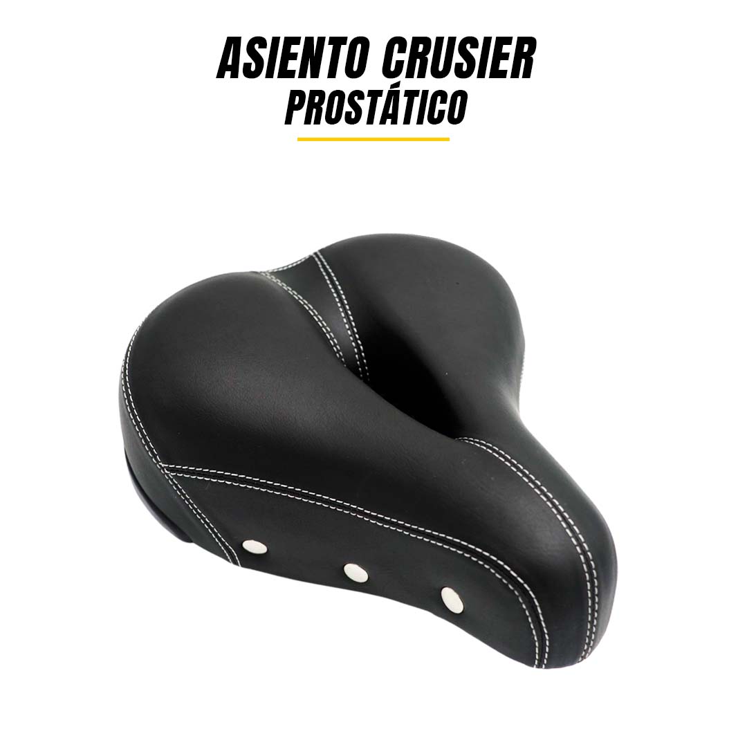 Asiento Bicicleta Prostático Ultra Confortable Negro