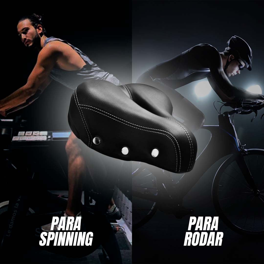 Asiento Bicicleta Prostático Ultra Confortable Negro