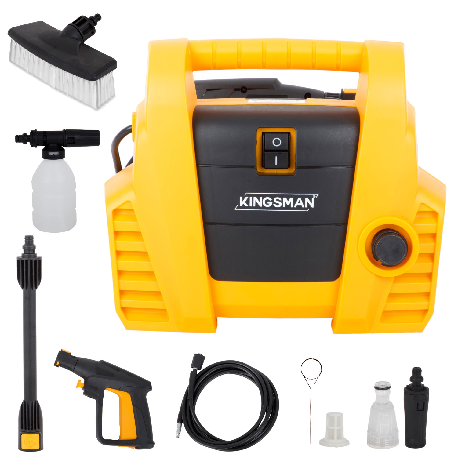 Hidrolavadora 1400 W HIDROKING1500C Kingsman
