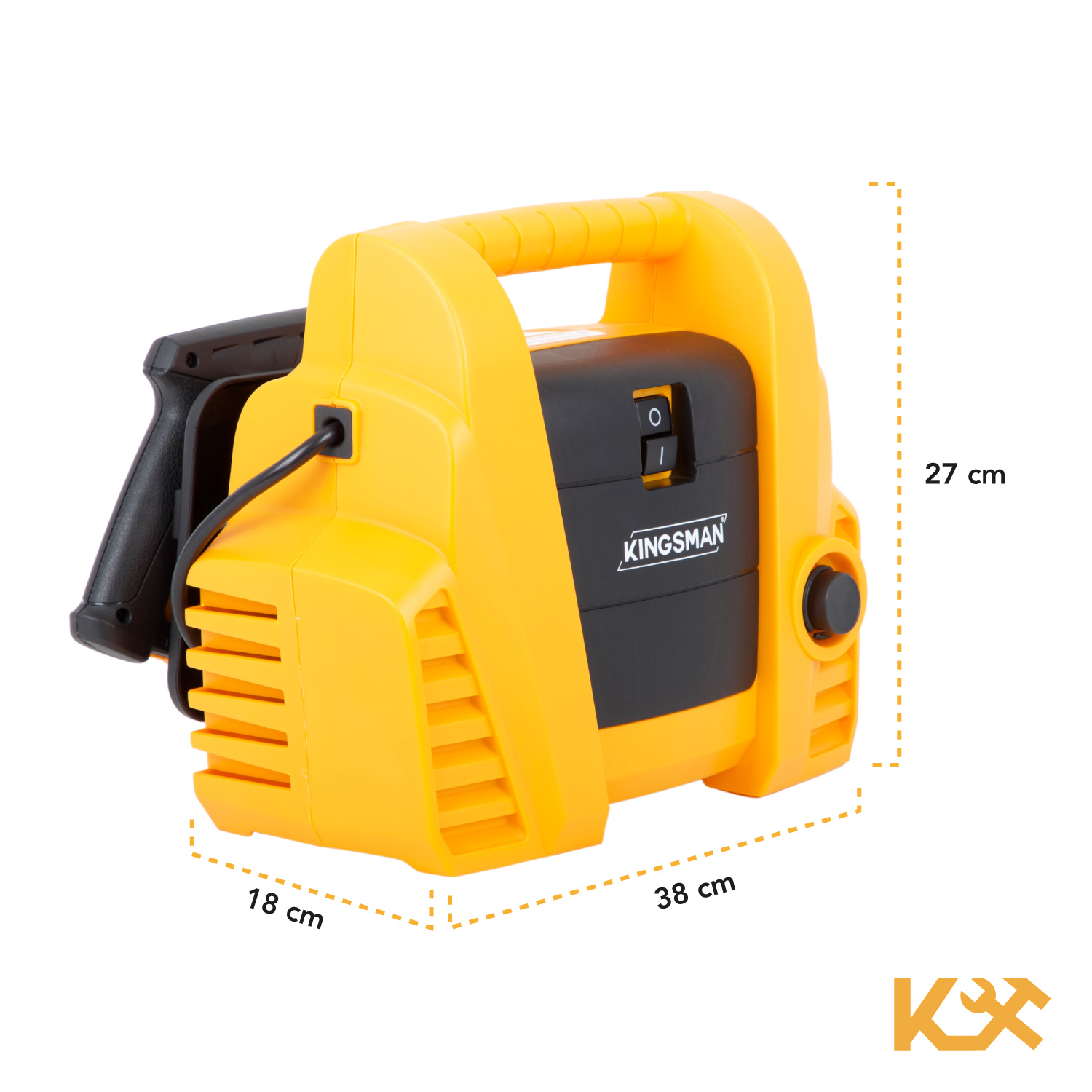 Hidrolavadora 1400 W HIDROKING1500C Kingsman
