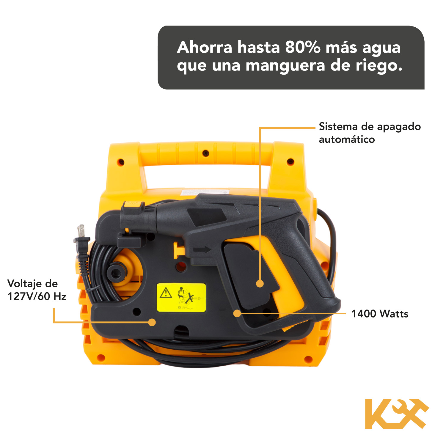 Hidrolavadora 1400 W HIDROKING1500C Kingsman
