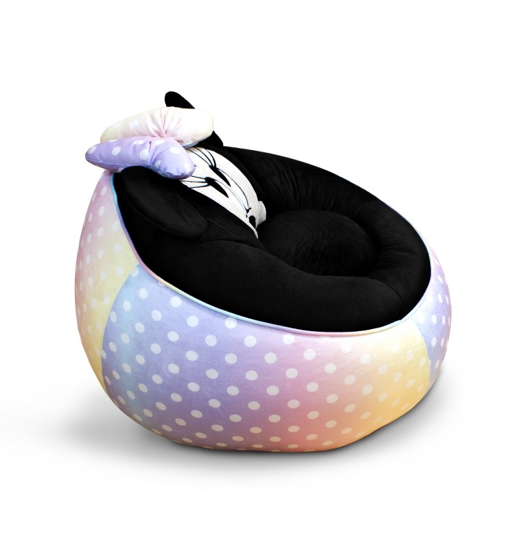 Sillón Puff Minnie Mouse Disney para niñas