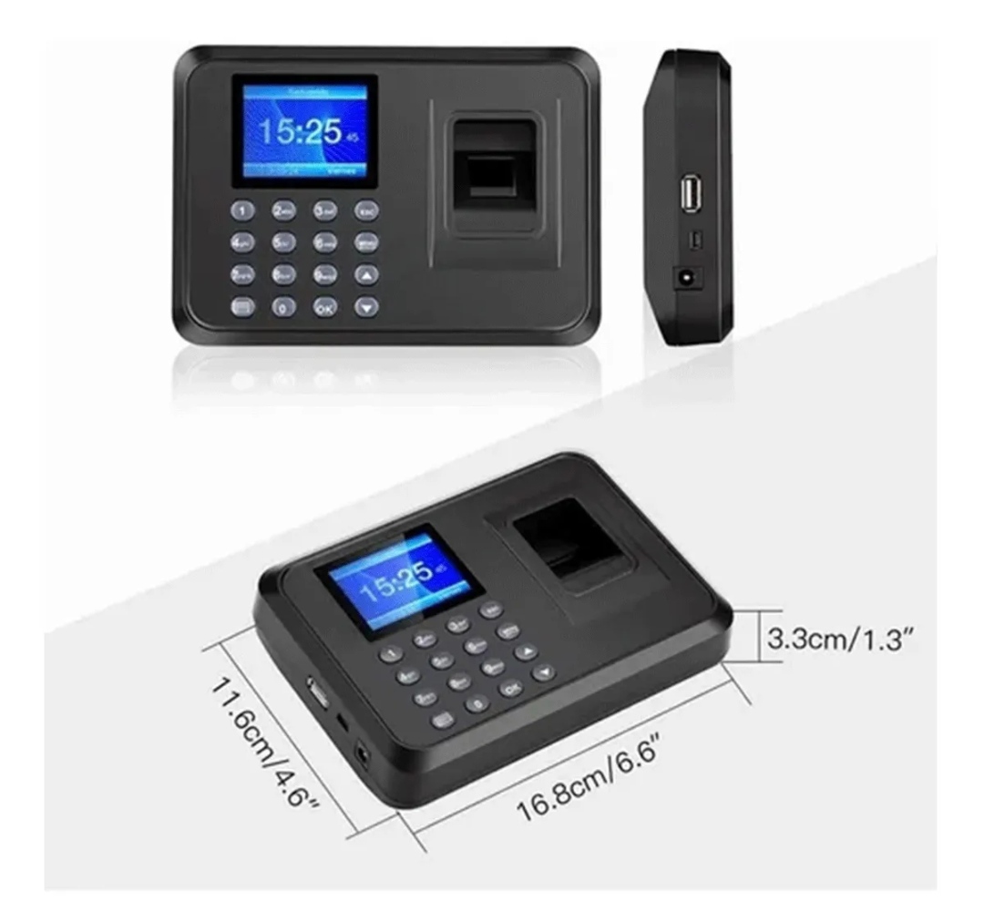 Reloj Checador Digital Biometrico Huella Software Incluido