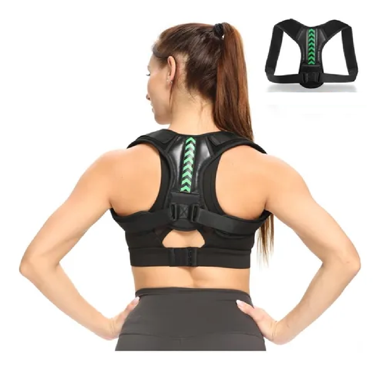 Corrector Postura Espalda Para Hombre Y Mujer Ajustable Faja M