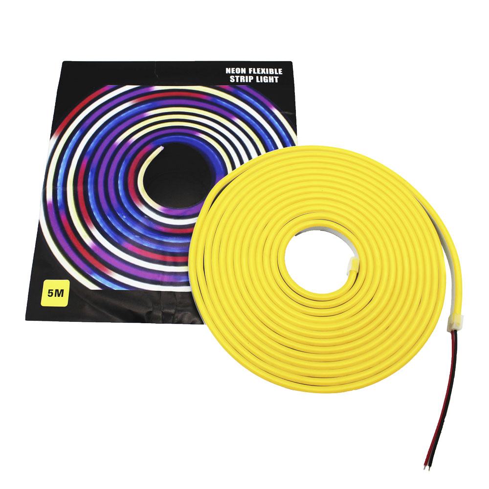 Tira De Luz LED Neon Flexible Strip Light 5 Metros DP-1042 Amarillo