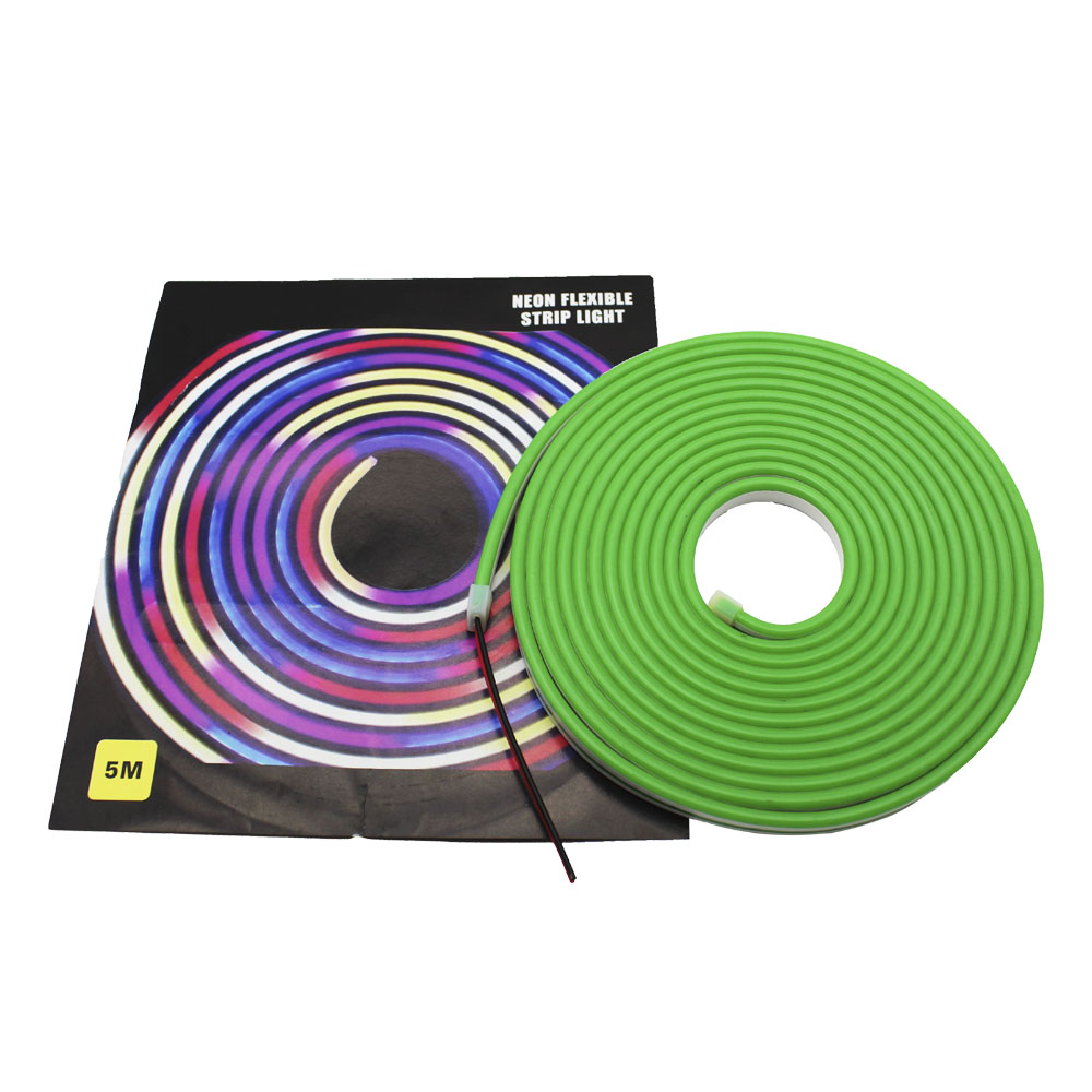 Tira De Luz LED Neon Flexible Strip Light 5 Metros DP-1042 Verde