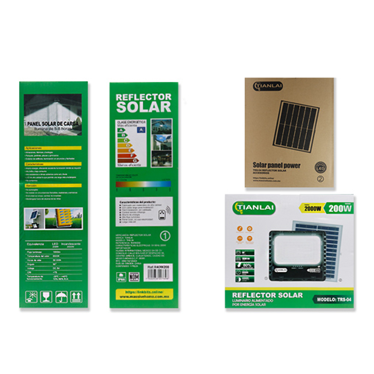Reflector Solar LED Tianlai R40W200