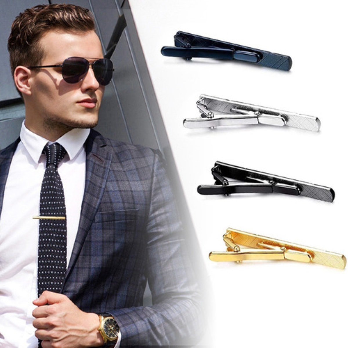 Juego De Clips De Corbata 8 Pz para Caballero