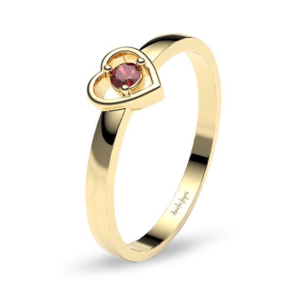 ANILLO DE PROMESA ORO AMARILLO – Amelie Joyas