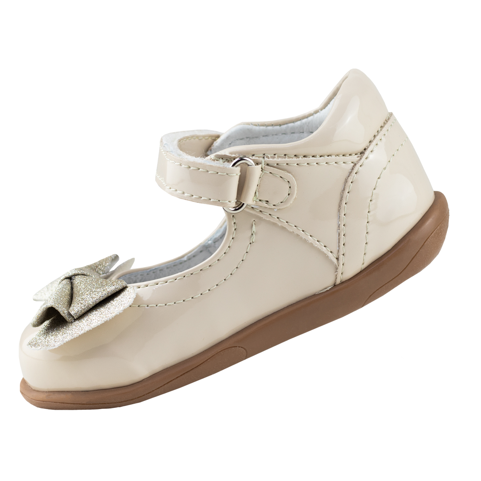 Zapato Para Bebe Chabelo Clasicos de niña Detalle moño C79-F Perla Bonitos