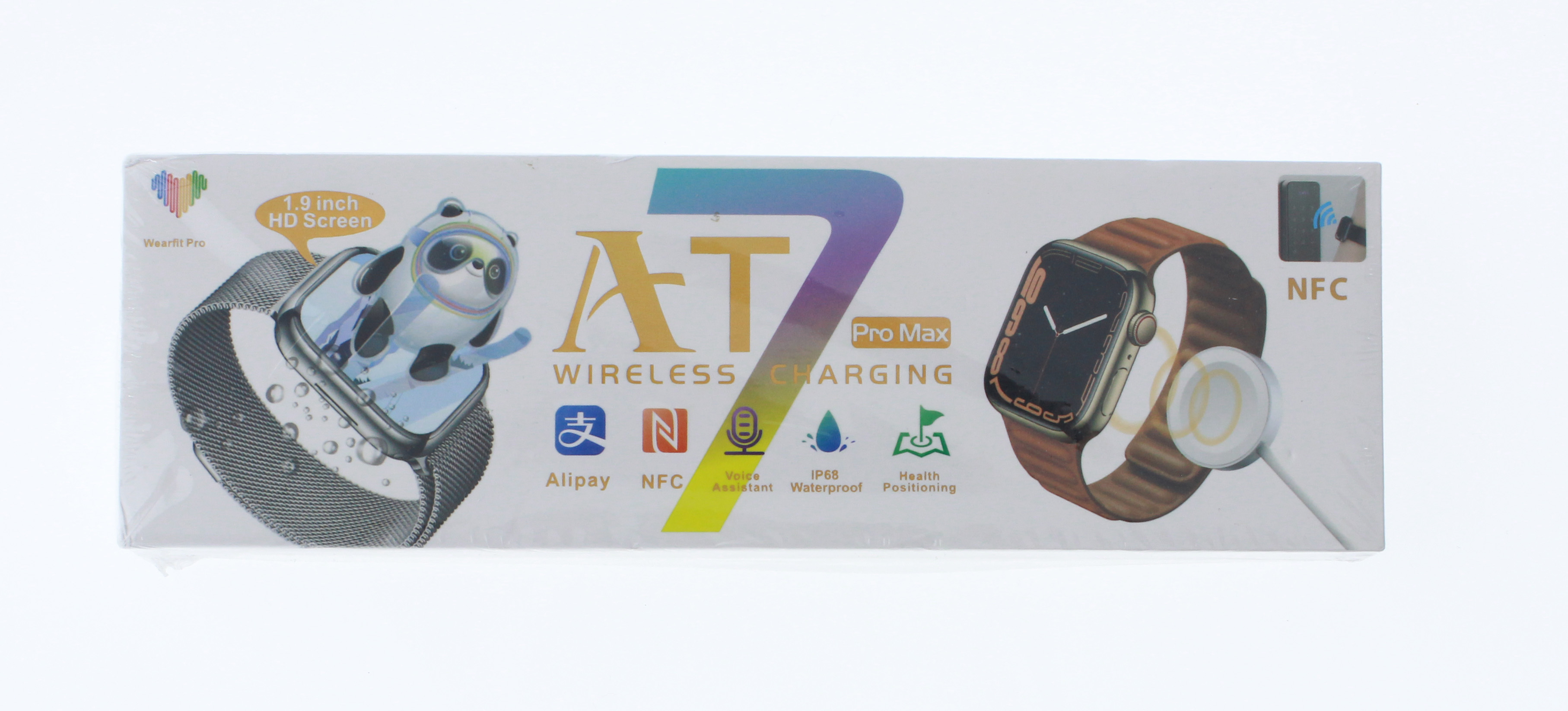 Reloj Smartwatch At7 Pro Max Pantalla Hd Correa Metal Serie7