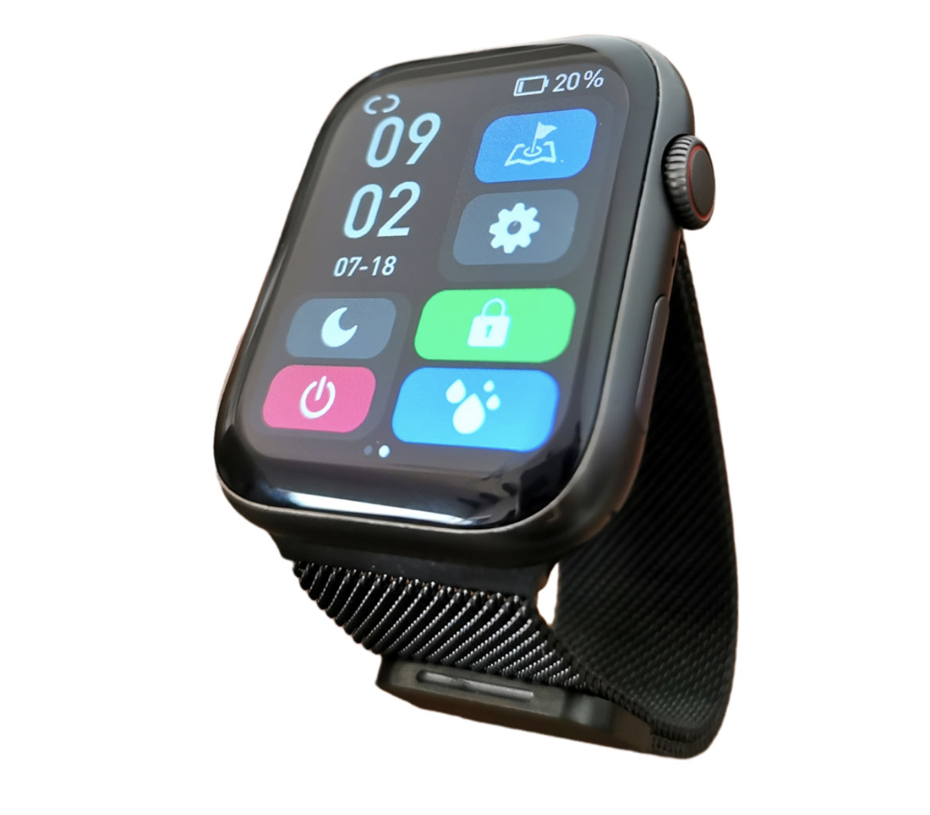 Reloj Smartwatch At7 Pro Max Pantalla Hd Correa Metal Serie7