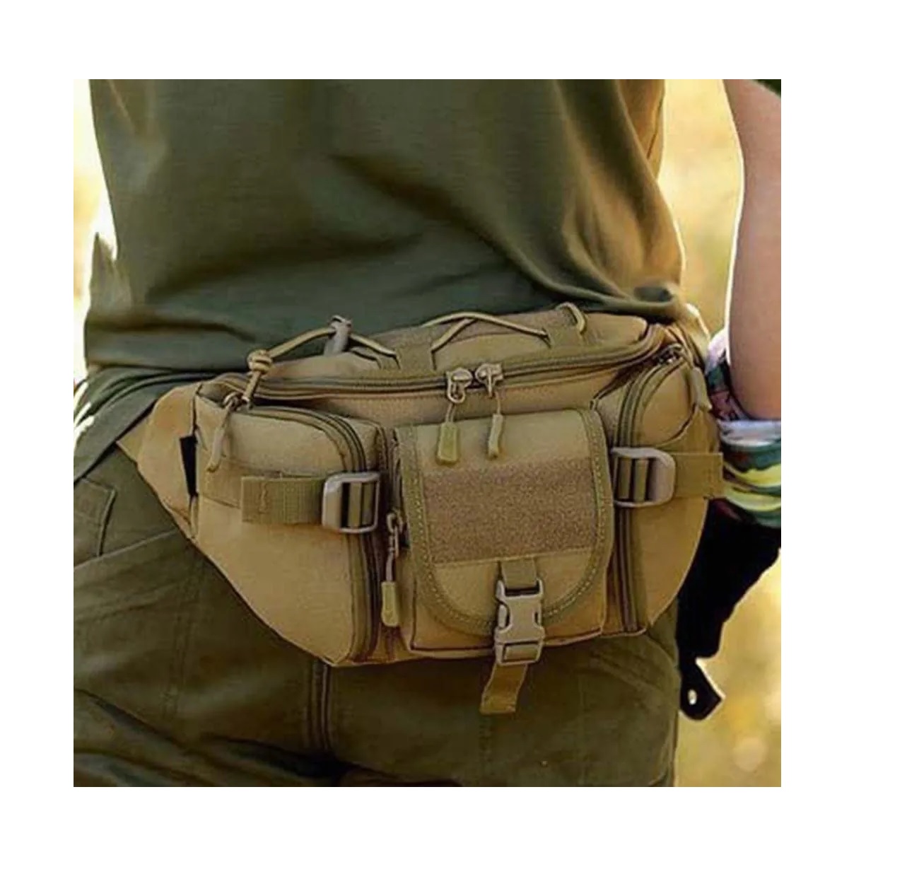 Cangurera Tactica Militar Impermeable Multifunción Durable