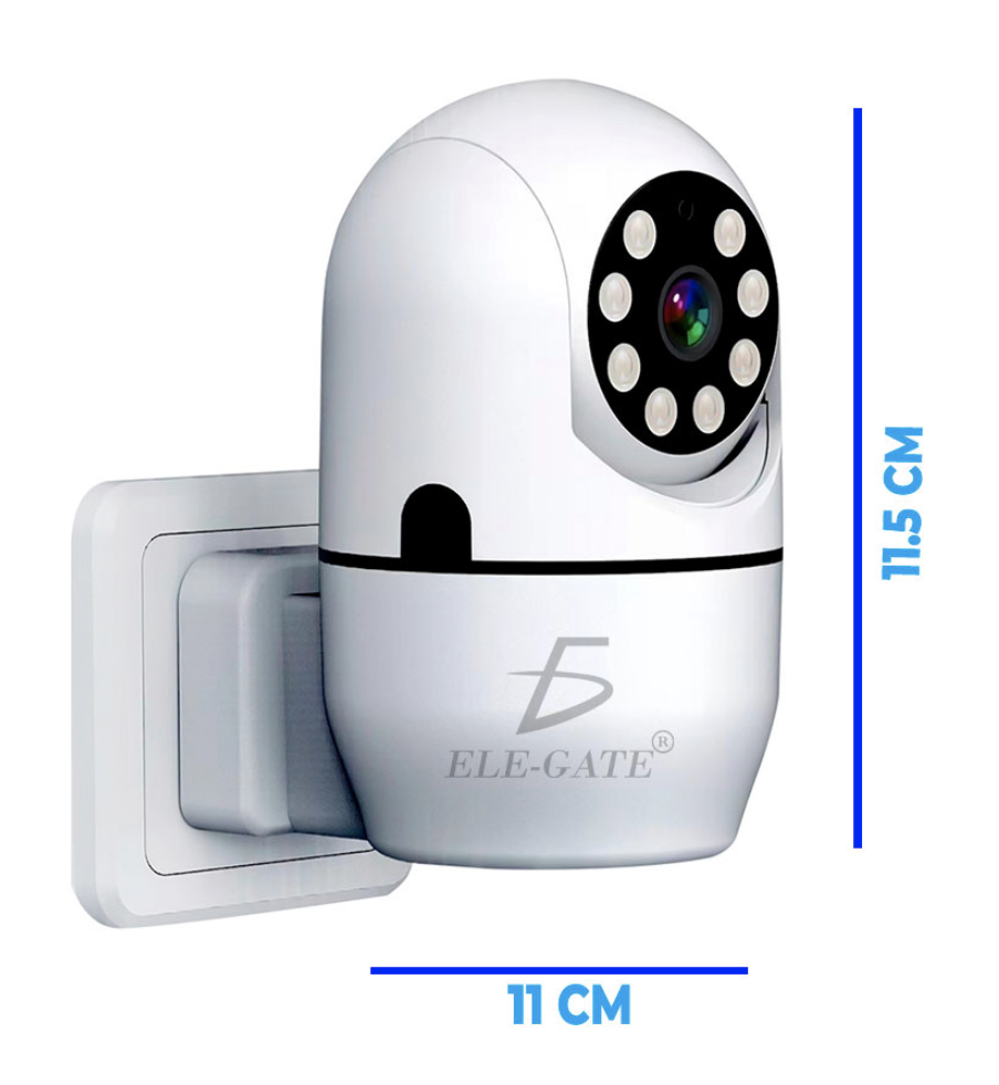 Cámara De Seguridad Inalámbrica Con Enchufe 1080p Wifi 2.4G