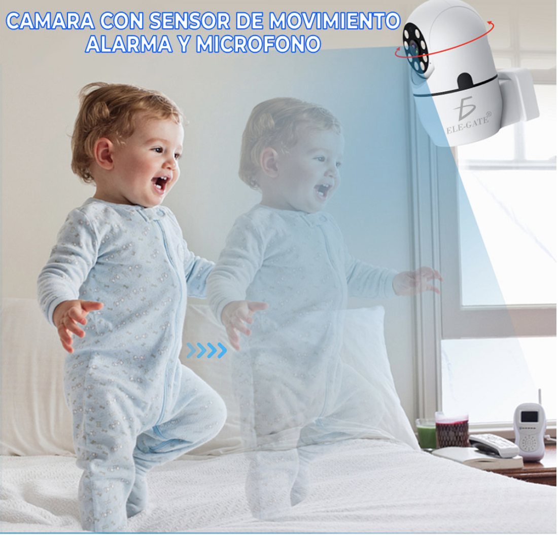 Cámara De Seguridad Inalámbrica Con Enchufe 1080p Wifi 2.4G