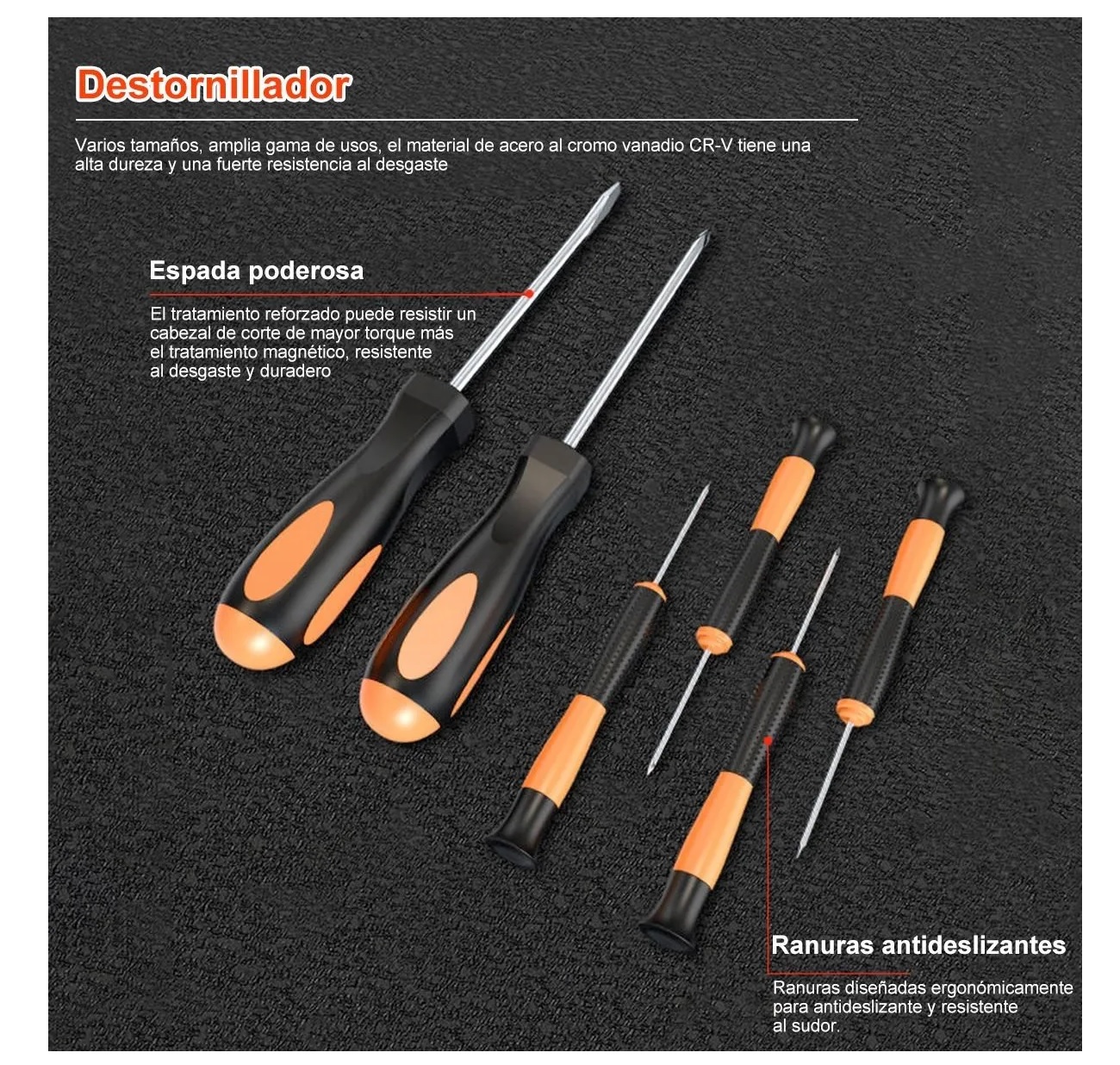 Juego De Herramientas De Reparación Mecánica De 82 Piezas